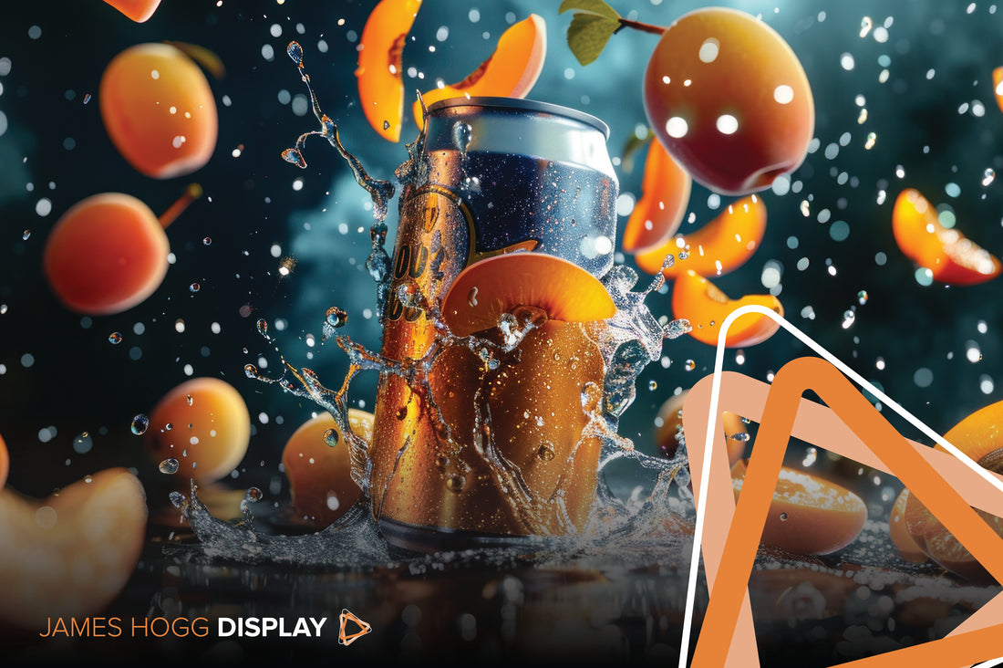How to use photos on a digital menu board