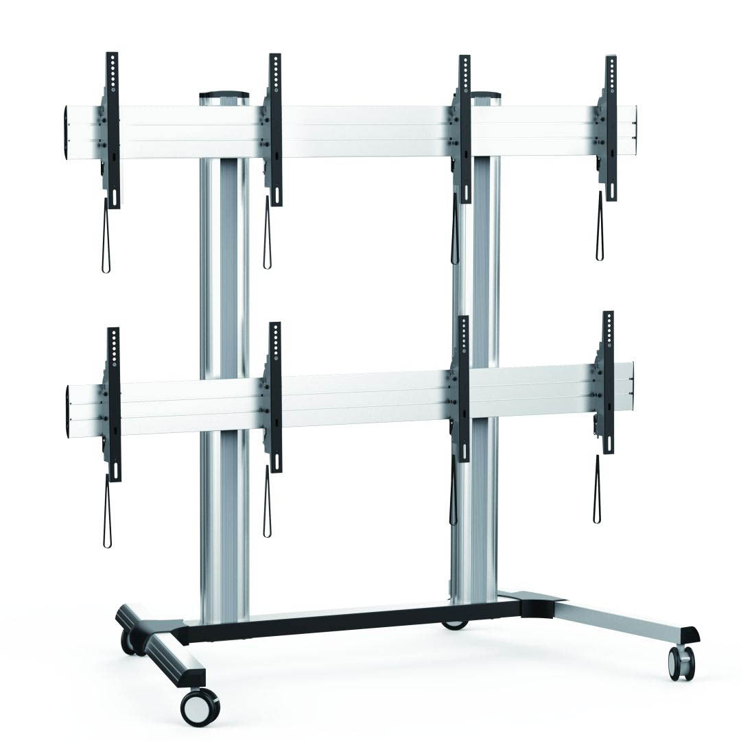 Three quarter view of 49" 2 x 2 Free standing frame omly