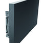 Three quarter front view of pop-out video wall mount with screen