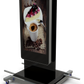 Mobile outdoor 47" Digital Advertising Display with Trolley and lifting handles