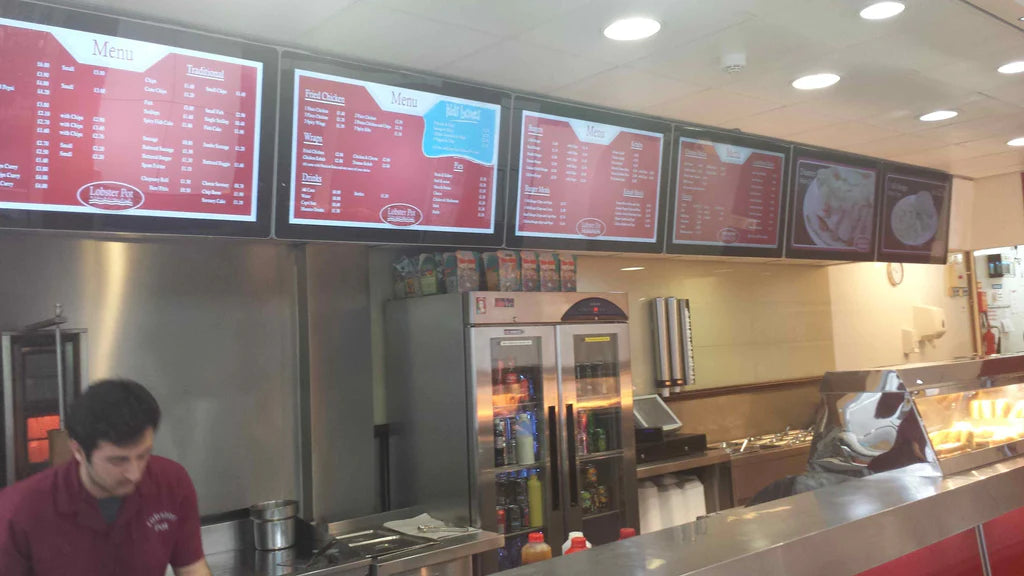 Digital Menu Boards Now Served With Your Fish And Chips