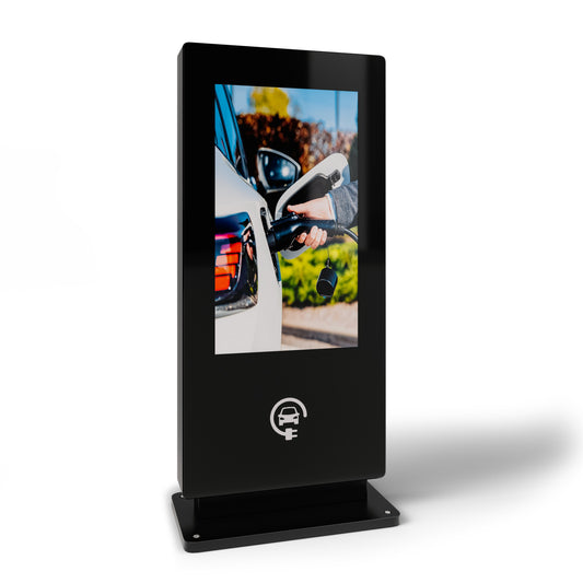 Project Ev Store Display Outdoor EV Charger Point Digital Advertising Display – James Hogg Display