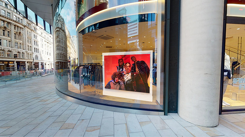 116" DV-LED All-in-One Digital Window Display