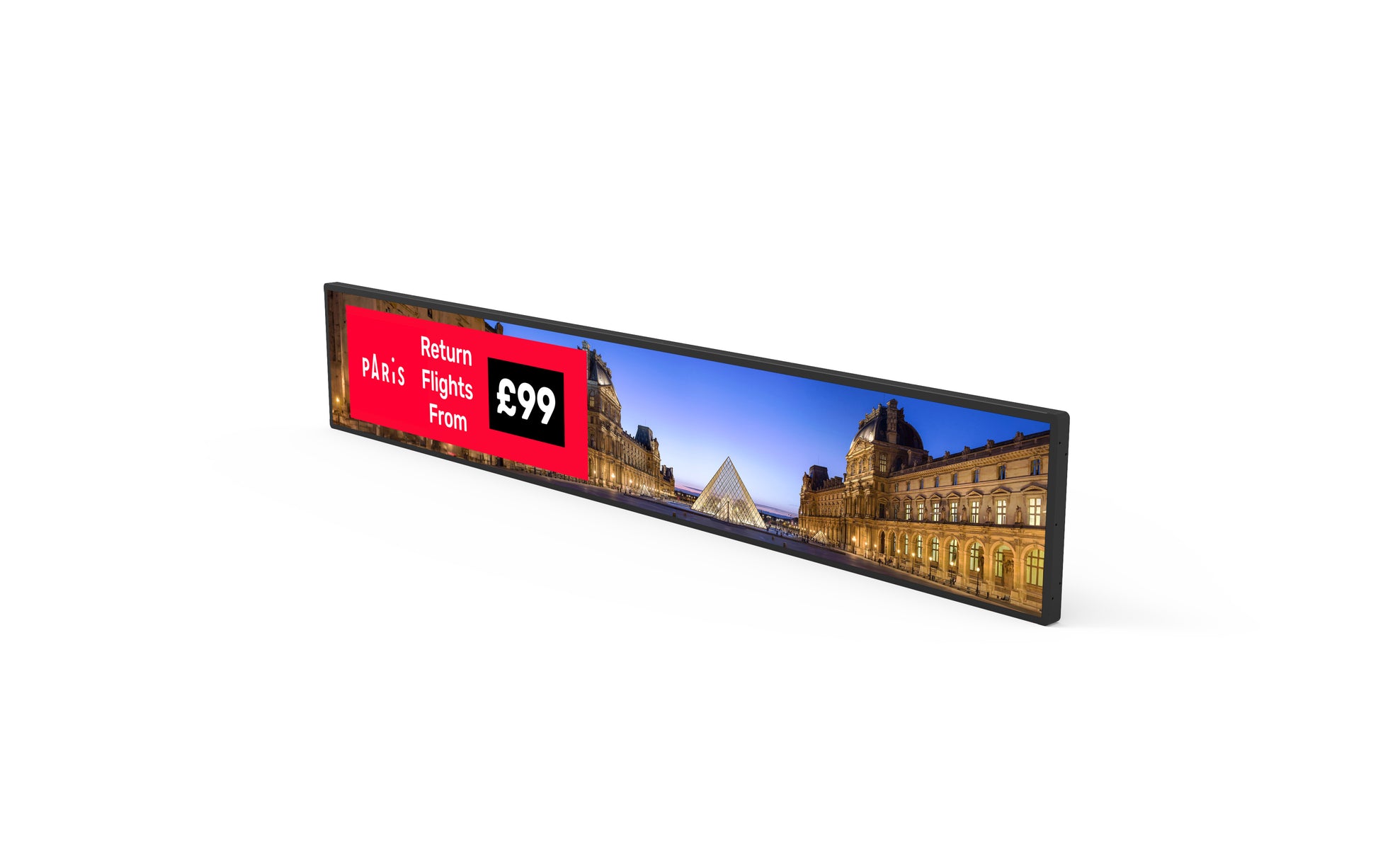 76" Ultra-wide stretched screen display