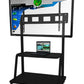 Floor Trolley with Interactive touchscreen and AV shelf