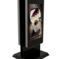 Double Sided Mobile outdoor 47" Digital Advertising Display rear three quarter view