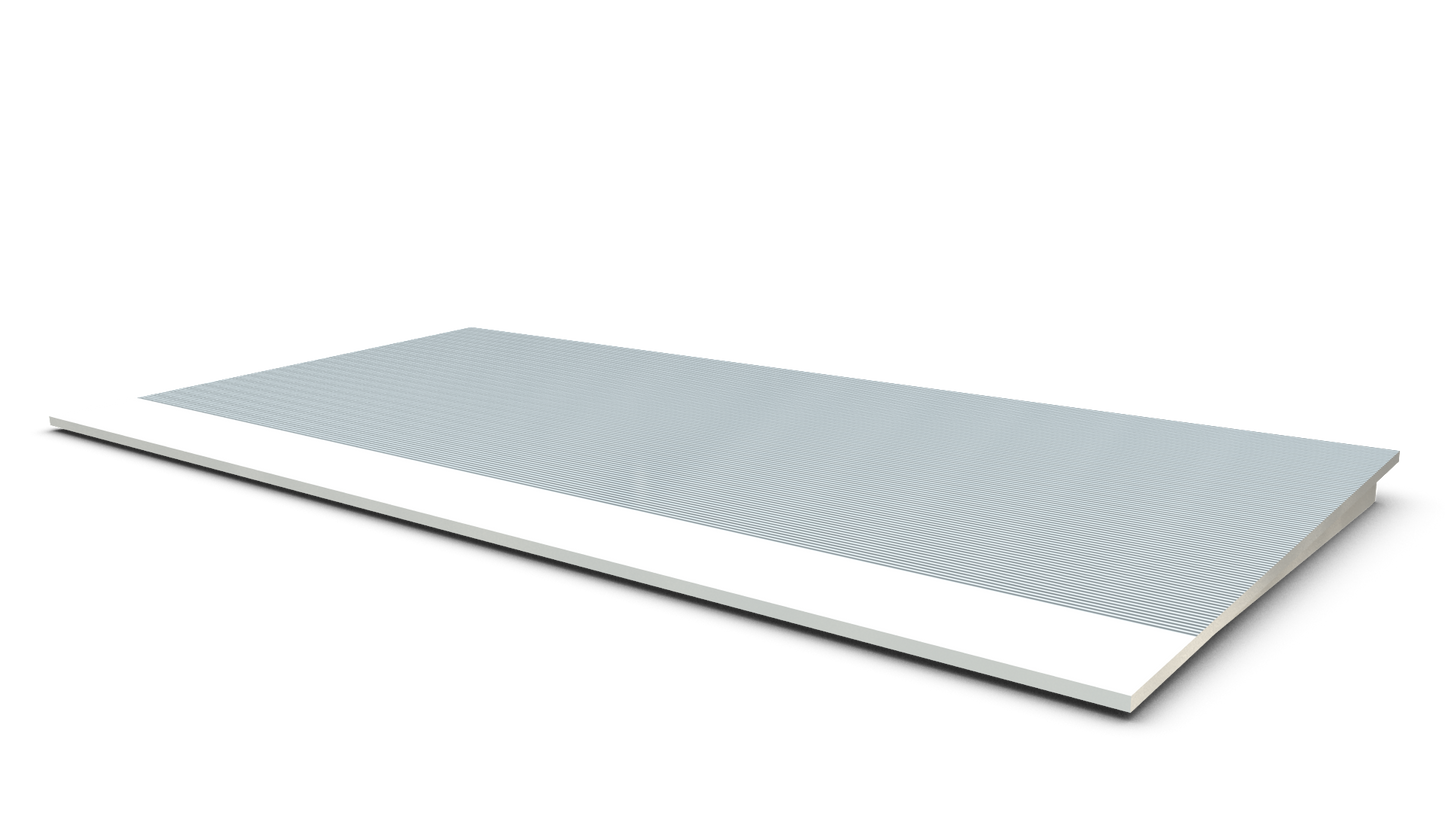 three quarter front view of Car Display Plinth