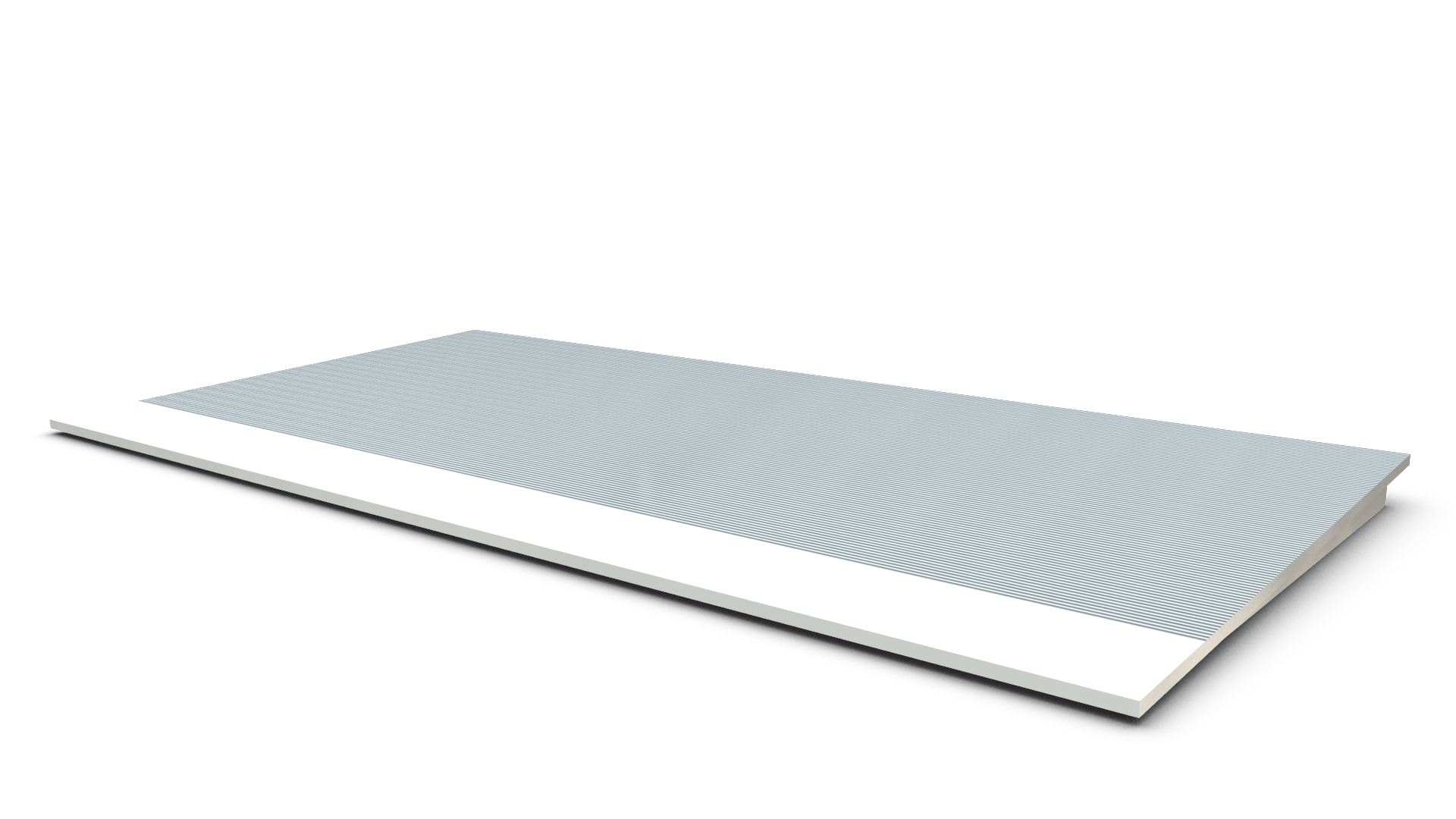 three quarter front view of Car Display Plinth